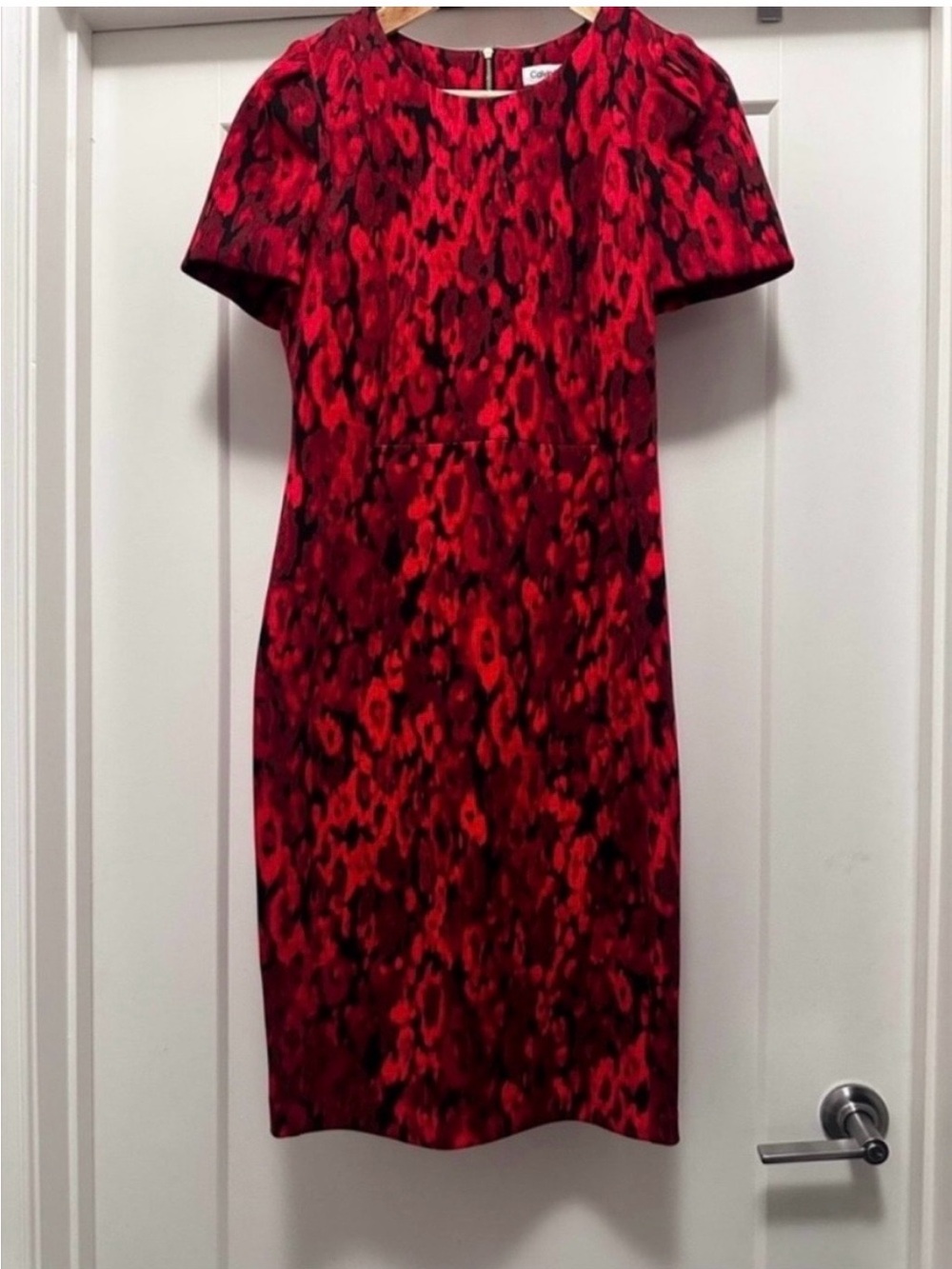❤️ NWT! Red and Black CALVIN KLEIN Dress - Size 8